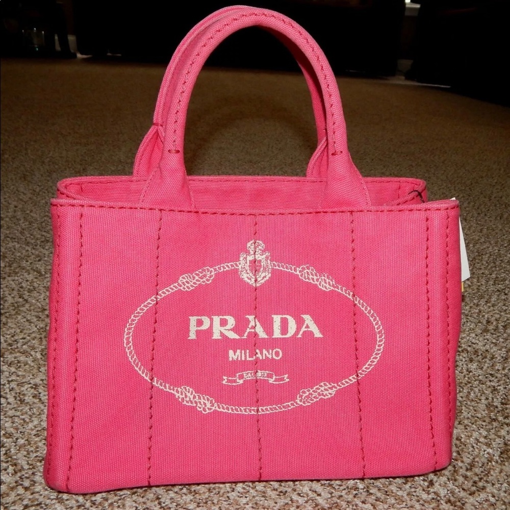 Prada Canapa Convertible tote